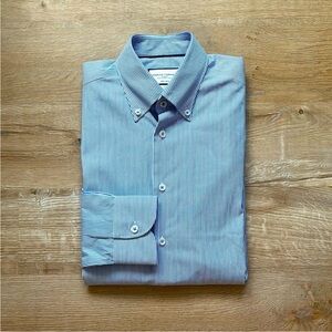 Charles Tyrwhitt Light Blue Pinstripe Dress Shirt